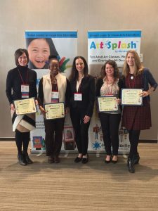 Abrakadoodle's Franchise Advisory Council (FAC): left to right - Eileen Moore, East Coast Rep; Dawna Kelly, West/Central Rep & Vice Chair; Rosemarie Hartnett, President; Kim Nubel, South East Rep; Sue Walia, Chair.