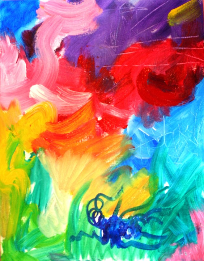 Abstract Art Challenges Children’s Imaginative Vision