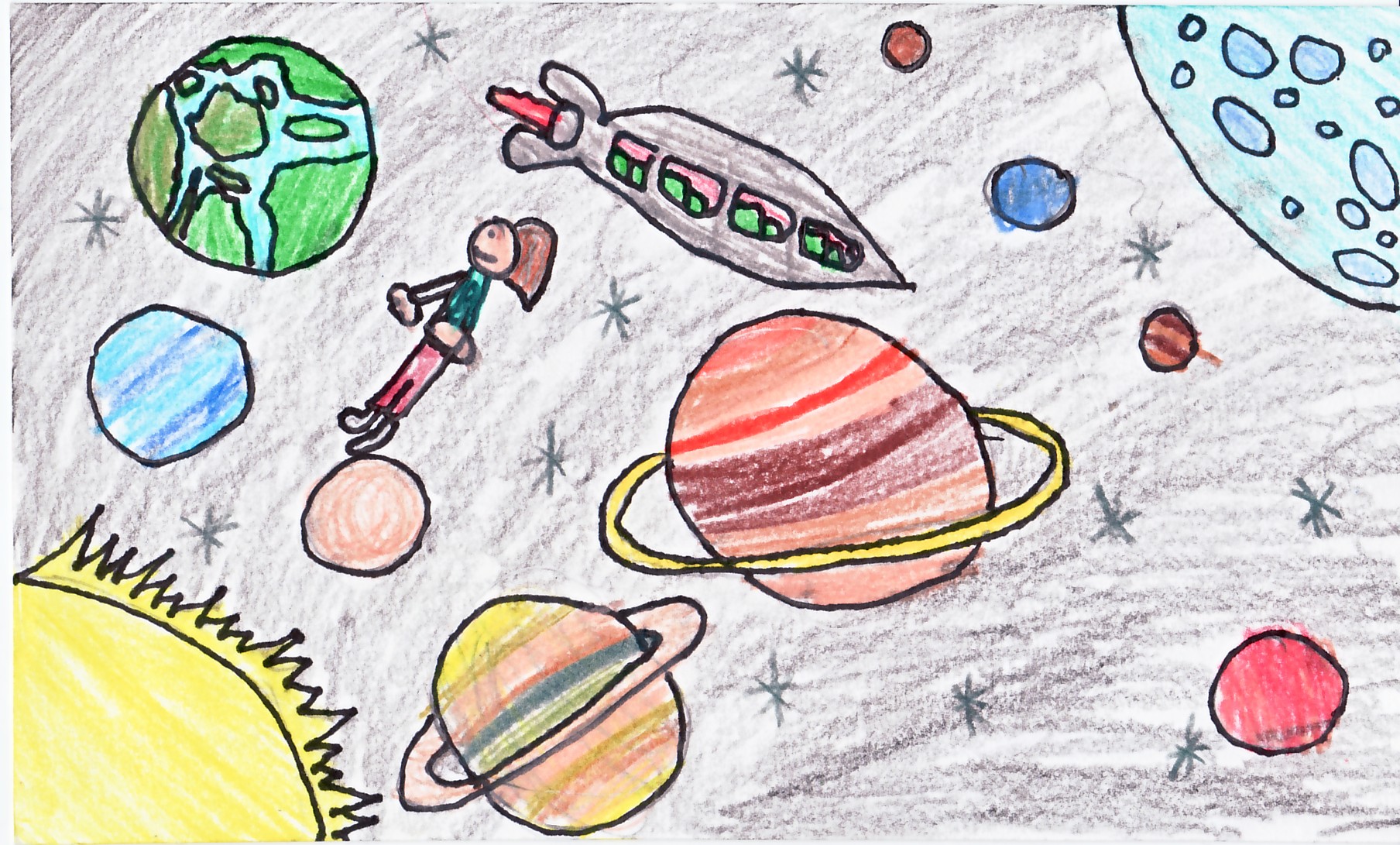 Art Helps Kids Access the Sun, Moon, Stars - Abrakadoodle